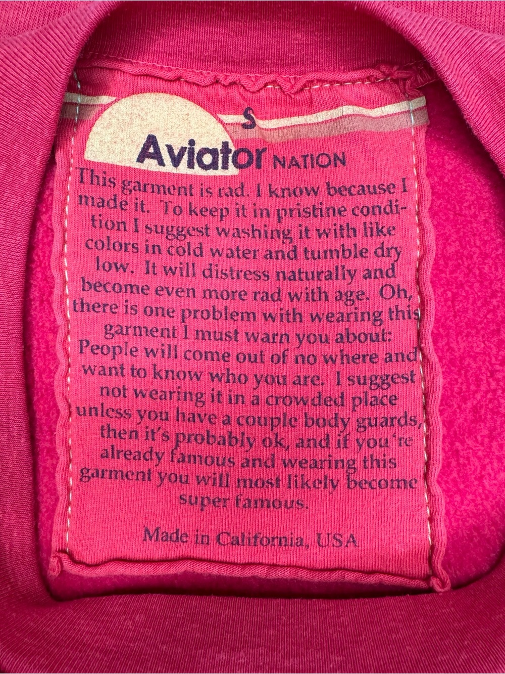 Aviator Nation Bolt Crew Sweatshirt - Picture 4 of 14